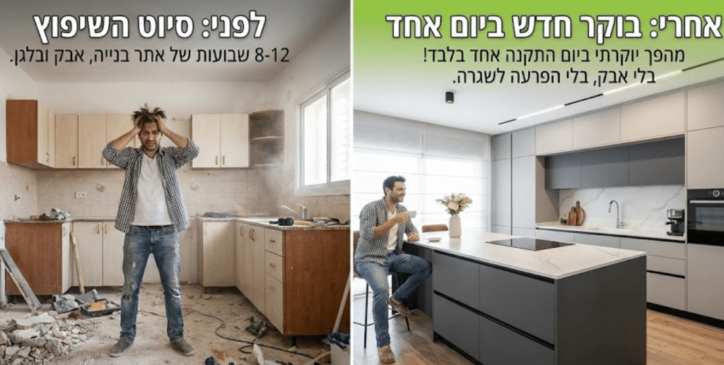 שדרוג המטבח